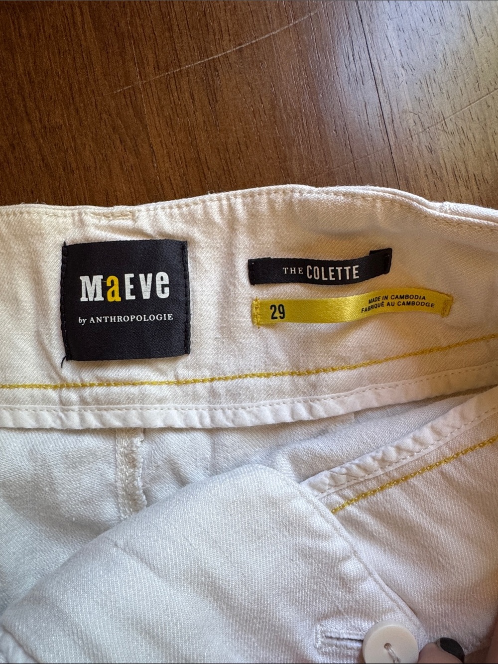 Anthropologie Maeve Colette high-rise shorts - Picture 4 of 8